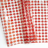 Jack-O-Lantern Clear TPU Vinyl Fabric for Bag Making