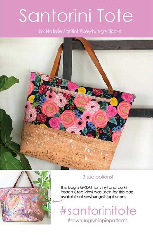 Santorini Tote, printed Pattern Packet