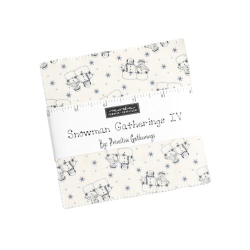 Snowman Gatherings IV Charm 49250PP Moda Precuts