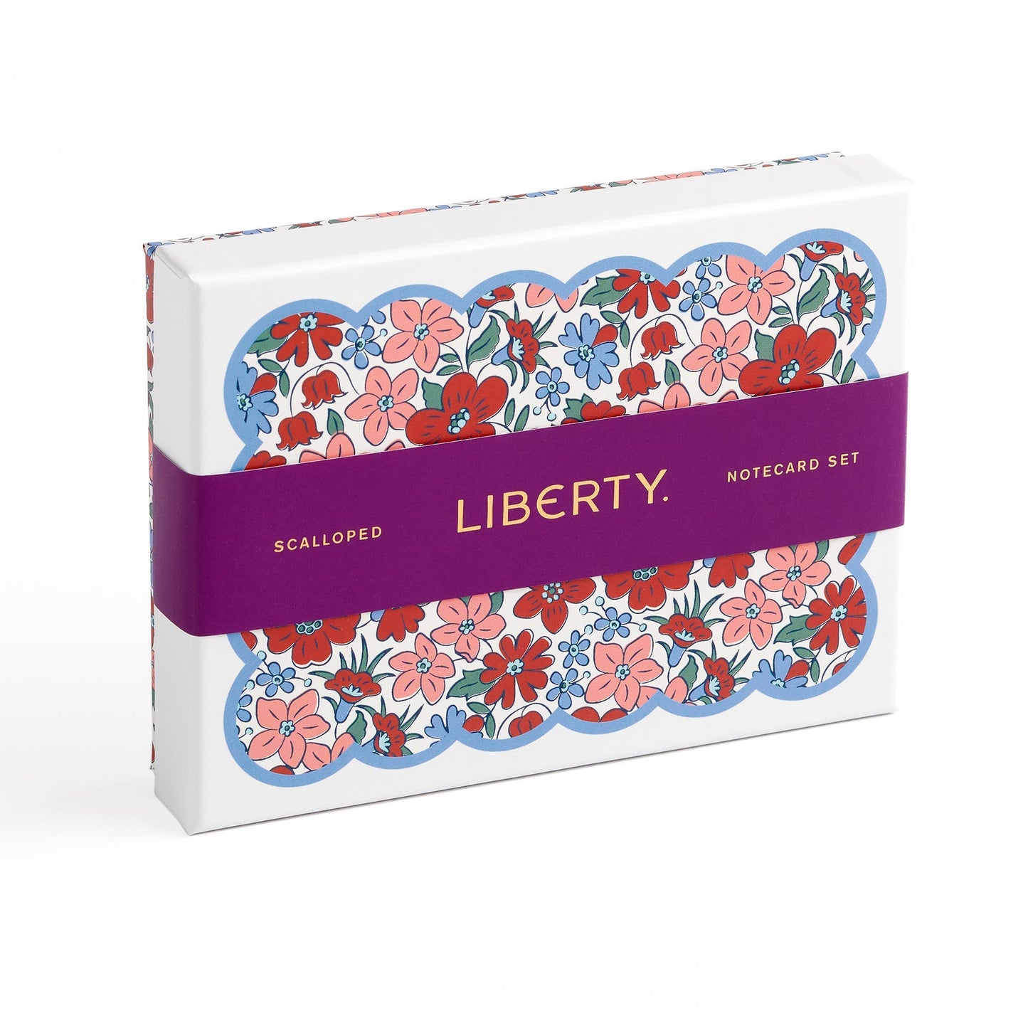 Liberty Scalloped Shaped Notecard Set