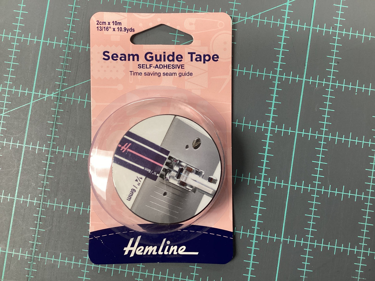 Hemline seamguide tape