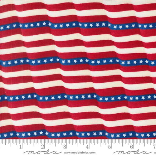 Red White Bloom Patriotic Poppy 56112 13 Moda by the yard