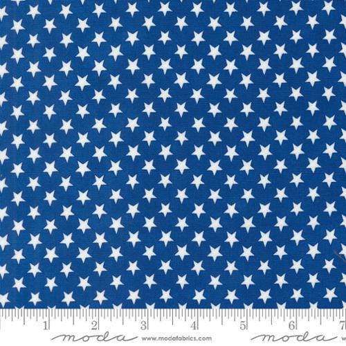 Red White Bloom Midnight Blue 56117 12 Moda by the yard