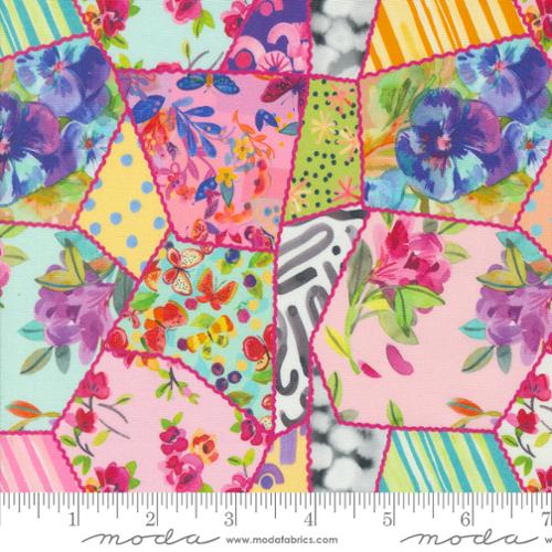 Flower Patches Rainbow 21824 11 Moda by the yard