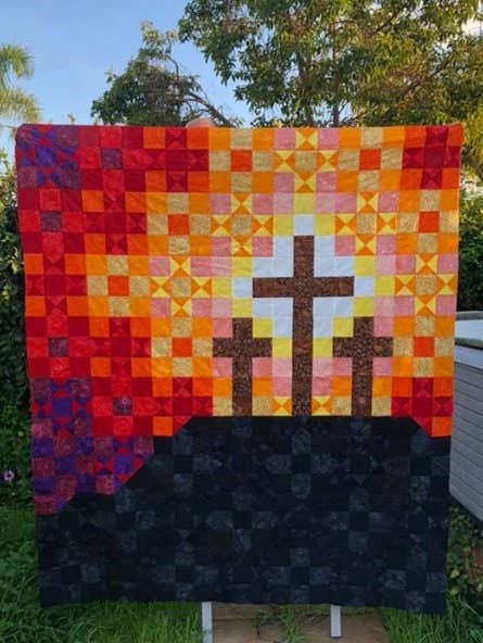 Quilt Pattern: Lent / Good Friday Cross Quilt Pattern