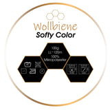 Softy Color Chenille Wool 100gr Coloured Knitting Hobby DIY: Purple grey pink turkis 118