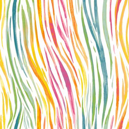 All Big Things Start Small, rainbow zebra from studio e, panel