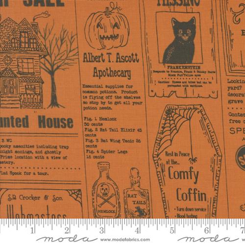 Home Sweet Haunt Pumpkin 20910 14 Moda by the yard