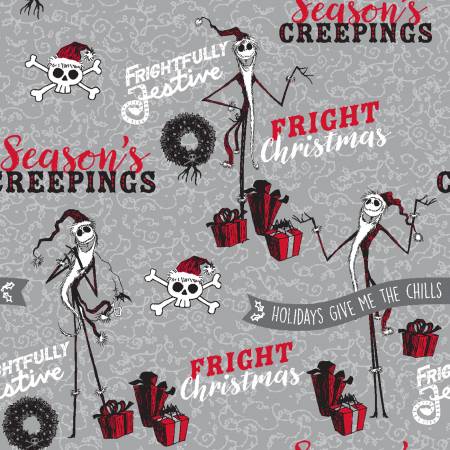 Season's Creeping, Nightmare Before Christmas by the yard