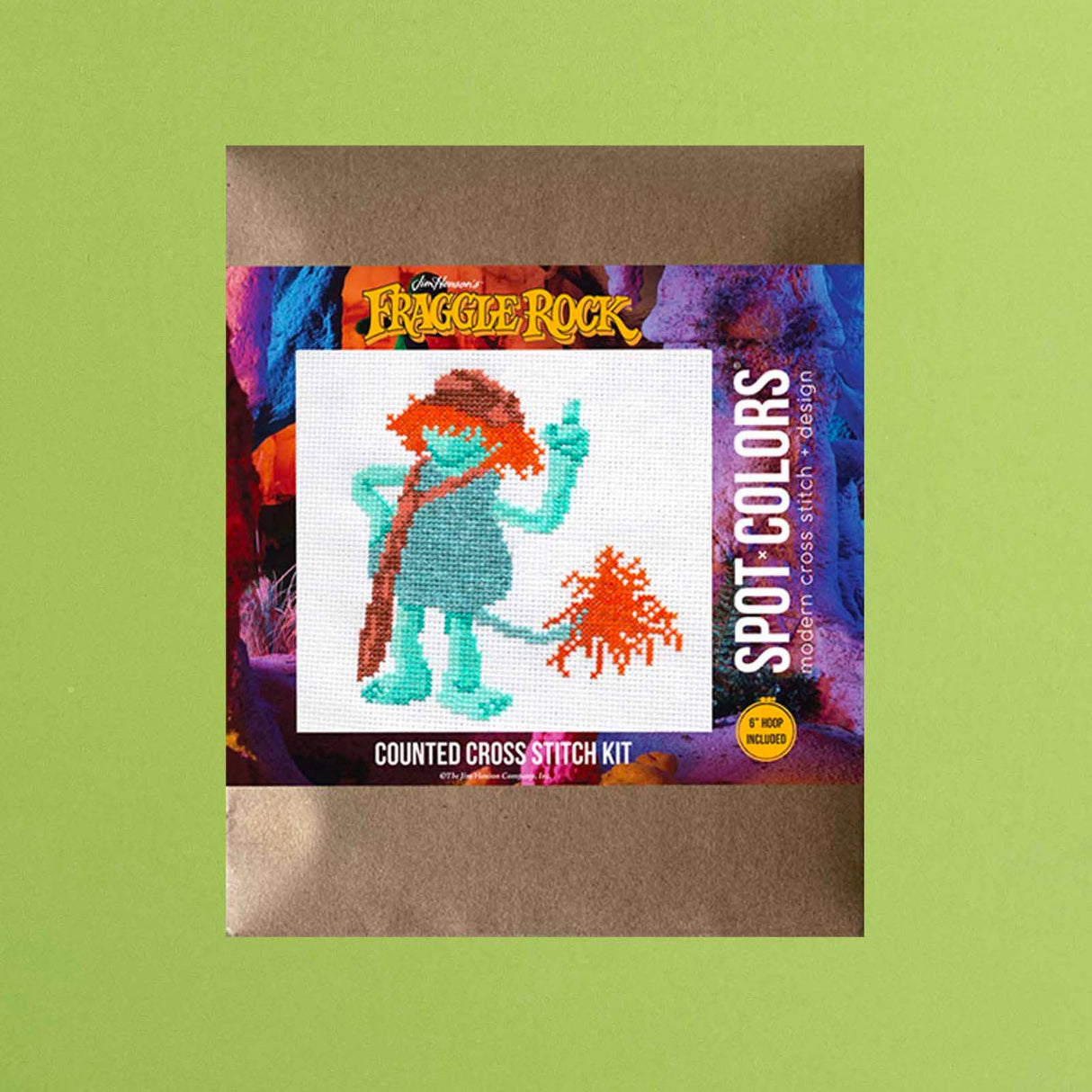 Fraggle Rock: Boober Fraggle Counted Cross Stitch Kit