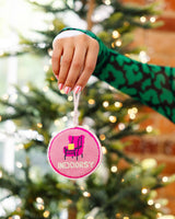 Needlepoint Ornament - Indoorsy, Finished Product