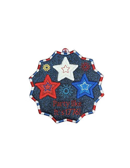 Beach Potato Embroidery America 250 Embroidery Kit