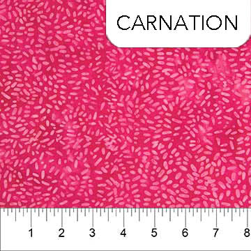 Banyan Batiks BFF Carnation Fabric by the Yard