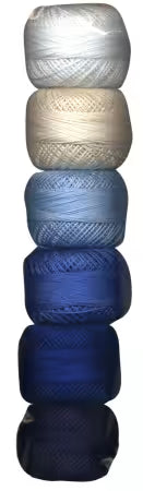 Presencia Pearl Cotton Size 8 Thread Sampler Pack Sashiko Basic
