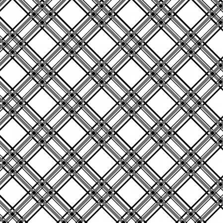 Black Diagonal Plaid fabric by the Yard