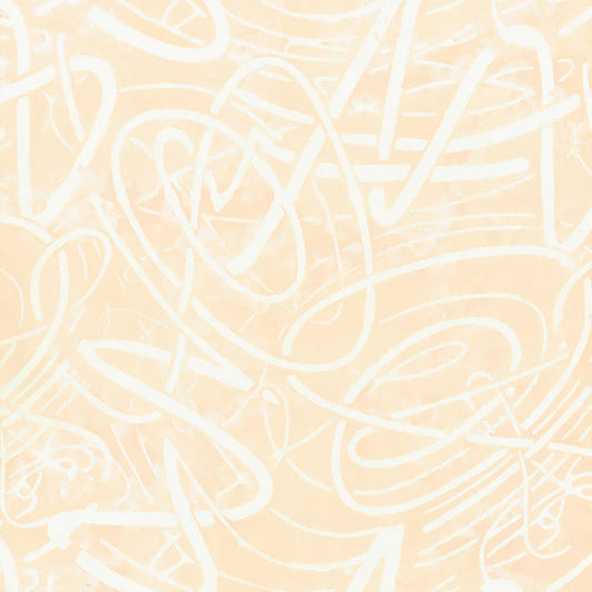 Scribbles Batiks Scribbles Peach by Banyan Batiks by the yard