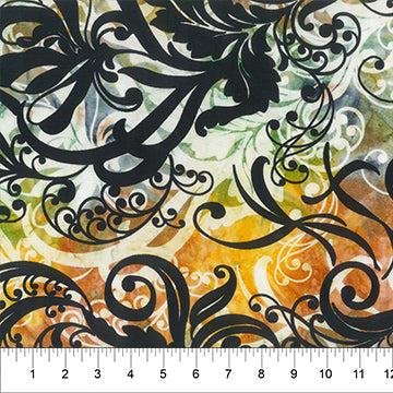 Vintage Swirl by Banyan Batik's Fall Forward Double Swirl