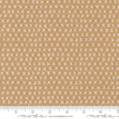 Lucky Xs and Os Sand 55705 27 Moda by the yard