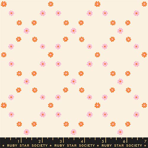 Best Day Ever Posy Orange RS0107 12 Ruby Star Society by the yard
