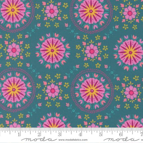 Parlor Mandala Peacock 11964 16 Moda by the yard