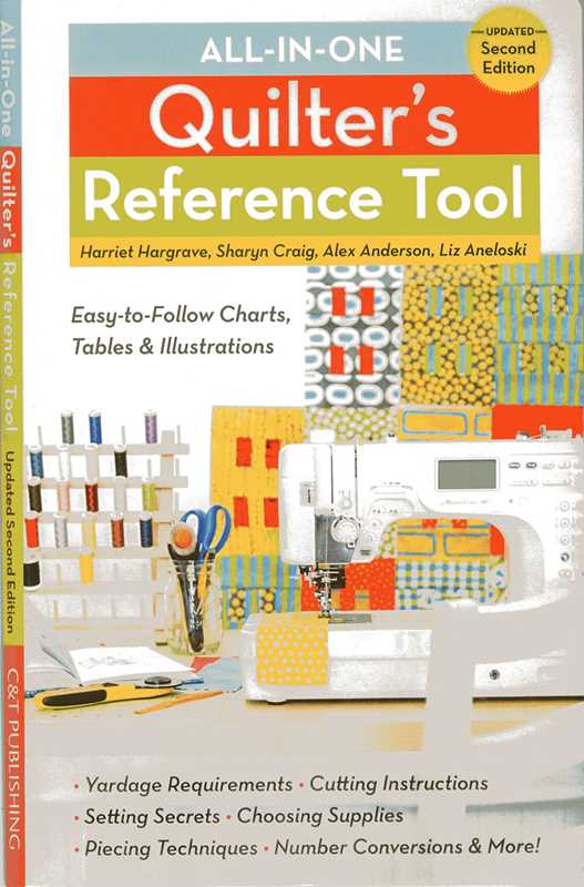 All-in-One Quilter's Reference Tool, Updated Second Edition by Harriet Hargrave: Paperback; 72 pages / English