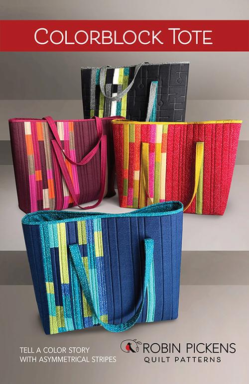 Colorblock Tote G RPQP CT167 Robin Pickens Pattern Packet