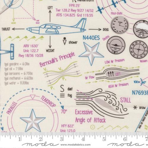 High Flight Cloud 45061 11 Moda by the yard