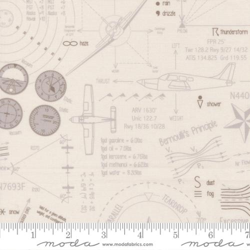 High Flight Smoke 45061 21 Moda by the yard