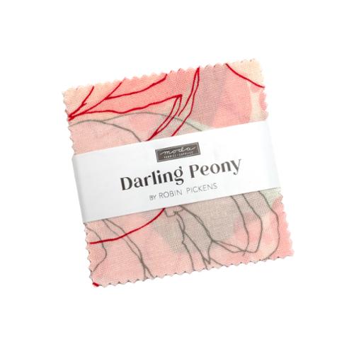 Darling Peony Mini Charm 48790MC Moda Precuts