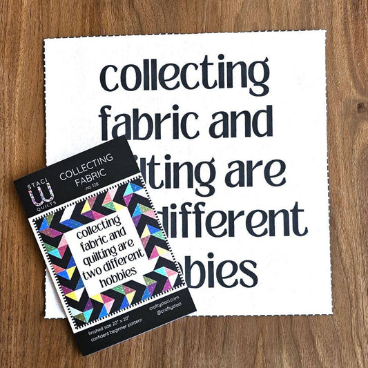 Collecting Fabric Quilt Pattern and Fabric Panel