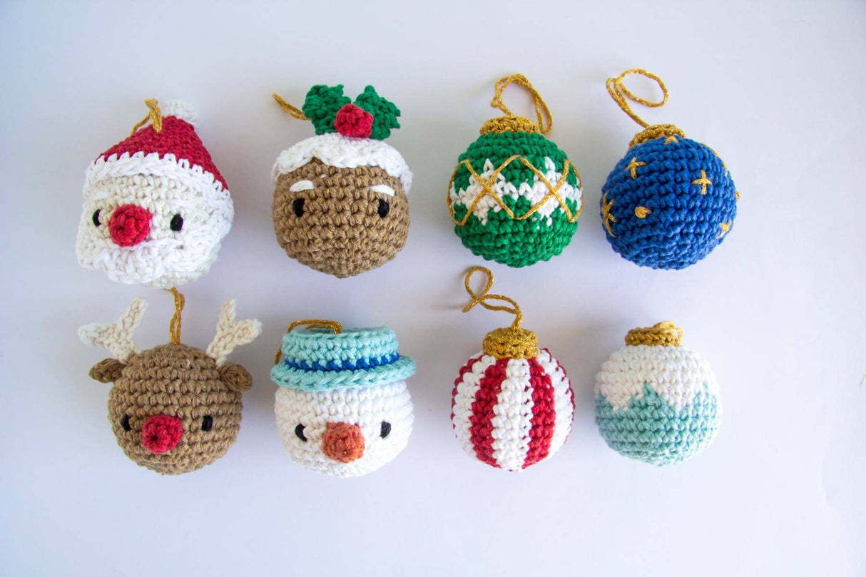 DIY Crochet Kit Xmas Wonderland Baubles