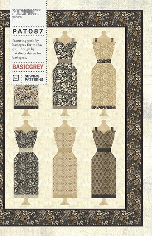 Pre Order, Posh, Perfect fit quilt kit from Basic Grey Ships December 2025