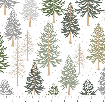 Snowfall from Figo, White Trees, by the yard