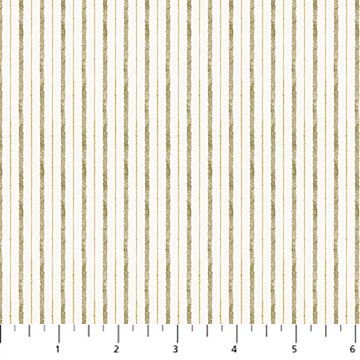 Cream Stripes Tiny Waddles from Figo, by the yard