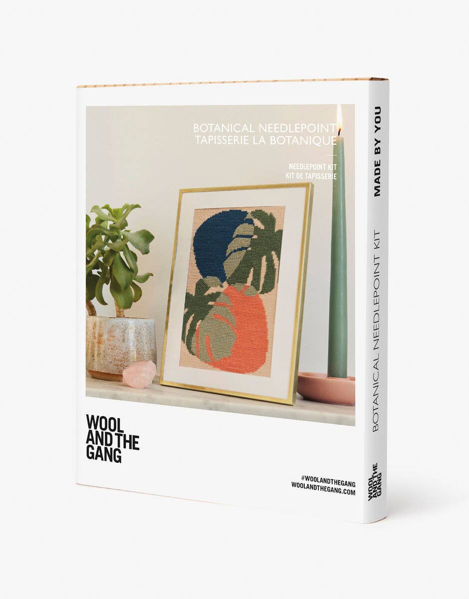 Wool and the Gang Botanical Needlepoint Kit
