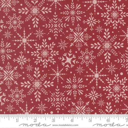 Gingerbread Lane Cranberry 26153 18 Moda by the yard