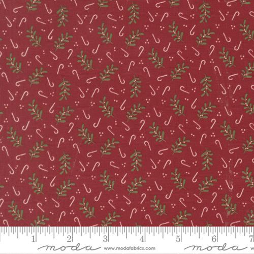 Gingerbread Lane Cranberry 26157 18 Moda by the yard