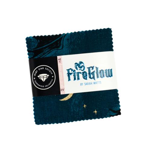 Fireglow Mini Charm RS2131MC Ruby Star Precut