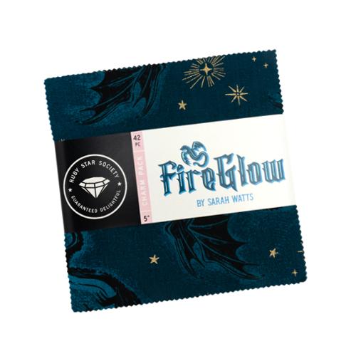 Fireglow Charm Pack RS2131PP Ruby Star Precut