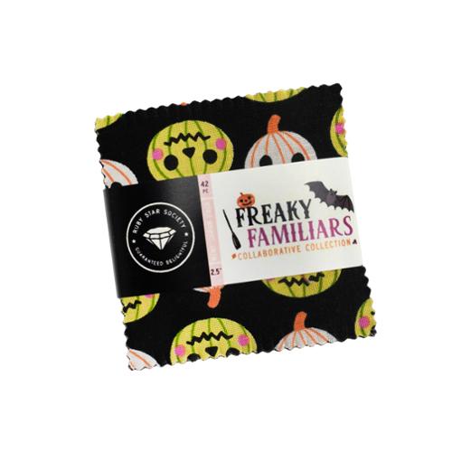 Freaky Familiars Mini Charm Pack  RS5190MC Ruby Star Pre Cut