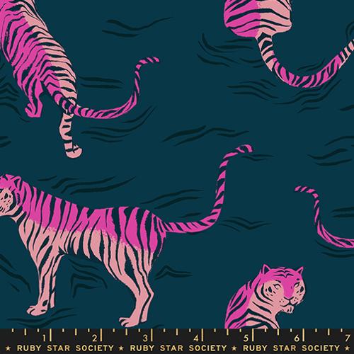 Poolside Too Rayon Dark Teal RS5206 13R Ruby Star by the yard