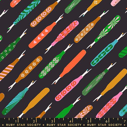 1 800 Notion Soft Black RS5210 15 Ruby Star by the yard