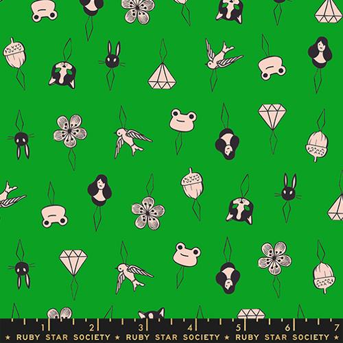 1 800 Notion Deep Verdant RS5214 16 Ruby Star by the yard