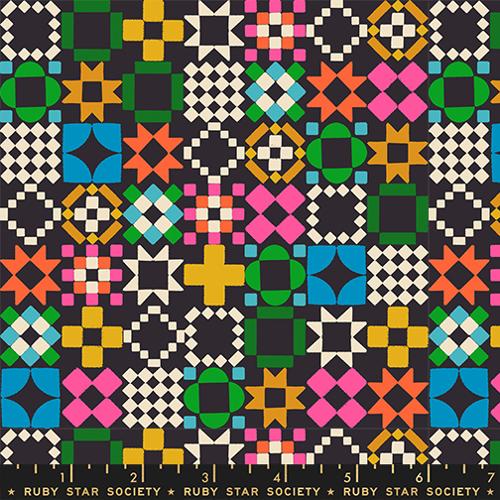 1 800 Notion Soft Black RS5215 14 Ruby Star by the yard