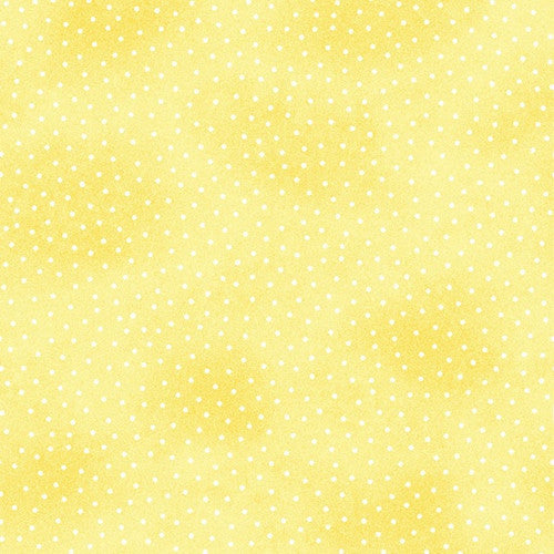 Baby Yellow tonal small dot flannel print, Flannel by the yard, A E Nathan