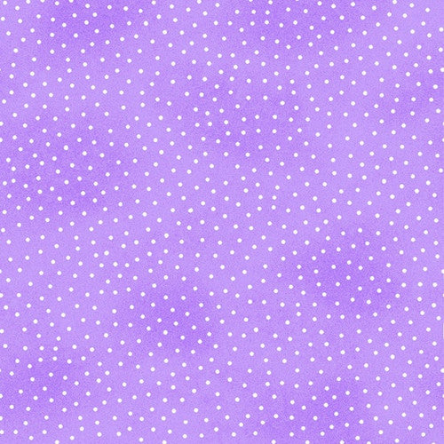 Baby Purple tonal small dot flannel print, Flannel by the yard, A E Nathan