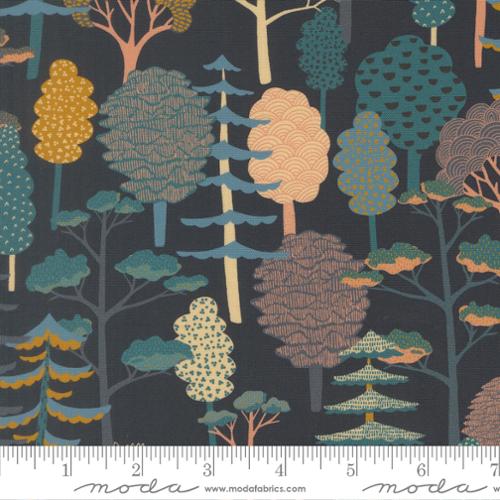 Feather Forest Bloom Midnight 14142 19 Moda by the yard