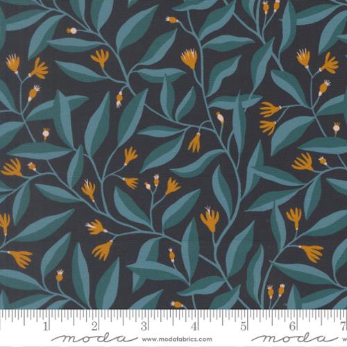 Feather Forest Bloom Midnight 14144 19 Moda by the yard