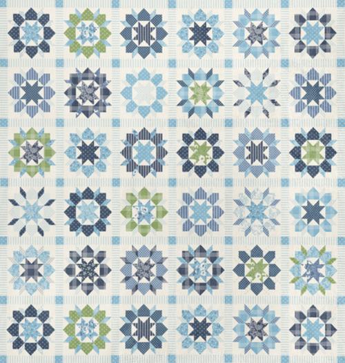 Nantucket Summer Cuddle Multi 55268 11QC Moda by the yard