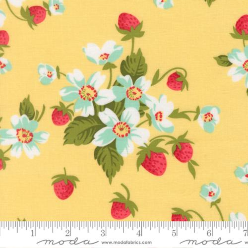 Bloomsberry Buttermilk 55350 12 Moda, by the yard